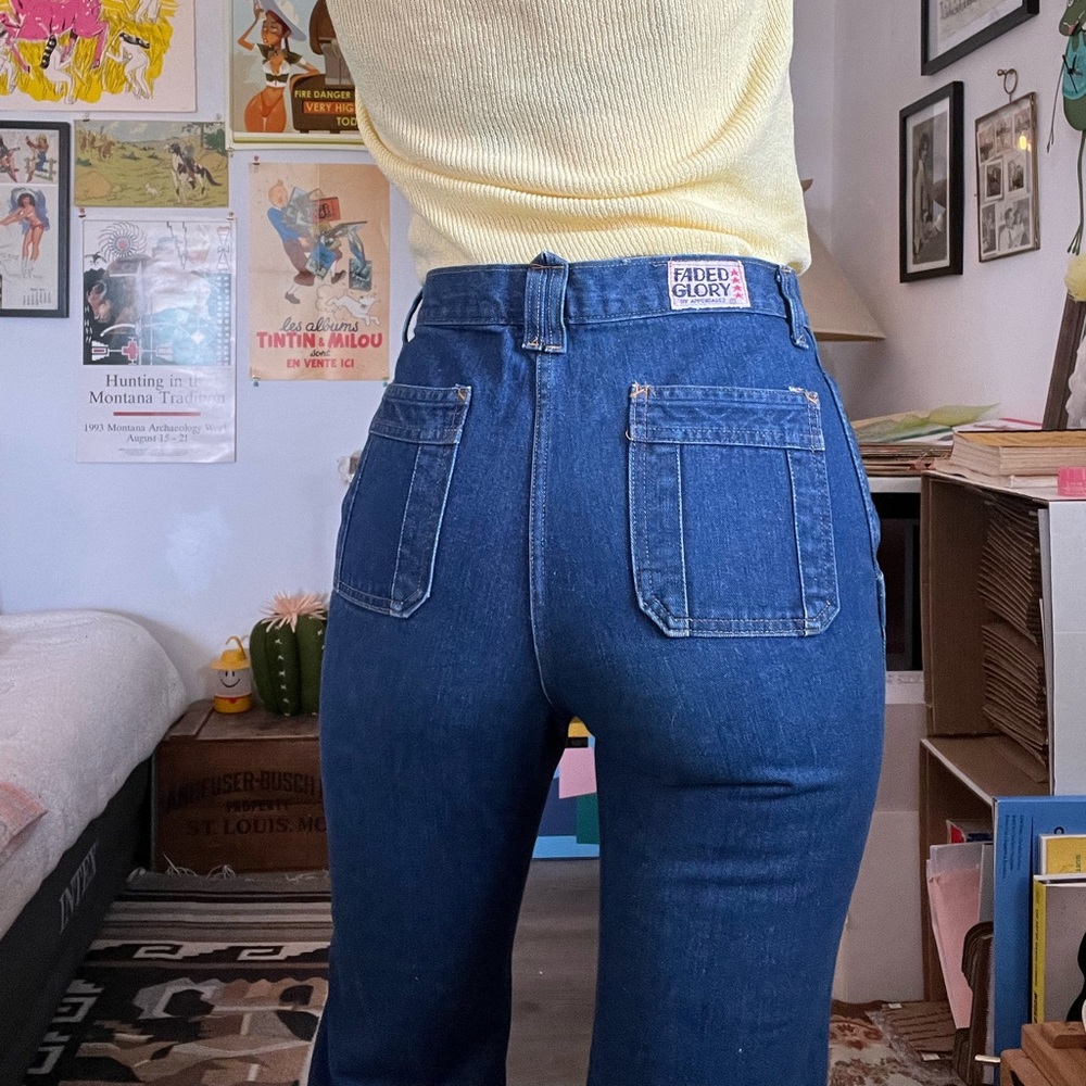Vintage 1970s Faded Glory Appendagez Jeans!